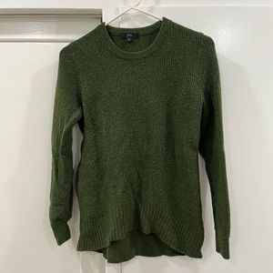 J. Crew Green Wool Sweater